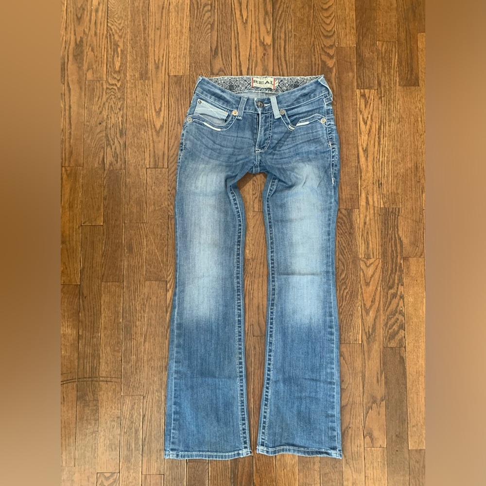 Women’s  Ariat R.E.A.L Denim Mid Rise Bootcut Jeans 27R